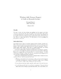 Ramsey Guide to Working with Graduate Students