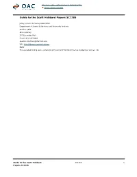 Scott Hubbard Papers SC1286