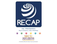 2014 : a New Experience May 15 Conference | May 16 Workshop