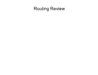 Routing Review Autonomous System Concept