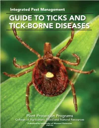 Guide to Ticks and Tick-Borne Diseases