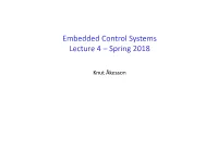 Lecture #4: Simulation of Hybrid Systems