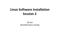 Linux Software Installation Session 2