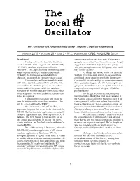 March 2018 Local Oscillator
