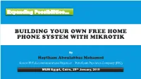 Building Your Own Free Home Phone with Mikrotik