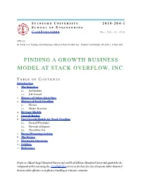 Finding a Growth Business Model at Stackoverflow-Final2