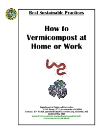 How to Vermicompost at Home Or Work 1 Continuous Vertical Flow Bin Type Is a Series of Trays Stacked Vertically