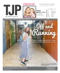 INSIDE Subscribe Today! Subscriptions@Tjpnews.Com