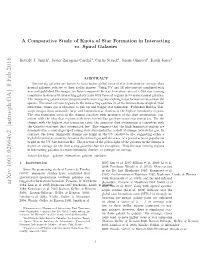 A Comparative Study of Knots of Star Formation in Interacting Vs. Spiral