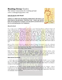 Reading Group Guides the Online Community for Reading Groups