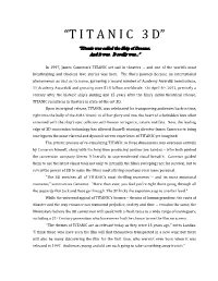 “T I T a N I C 3 D”