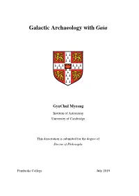 Galactic Archaeology with Gaia