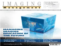 Managing Imaging Education of the Future