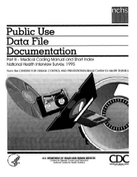Public Use Data File Documentation