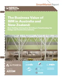 The Business Value of BIM in Australia and New Zealand: How Building Information Modeling Is Transforming the Design and Construction Industry