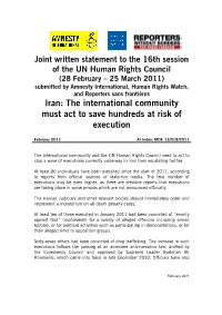 Joint NGO Statement to GA on Need for New Iran Mechanism FINAL with LOGOS