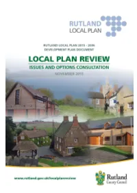 Local Plan Review Issues and Options Consultation Document