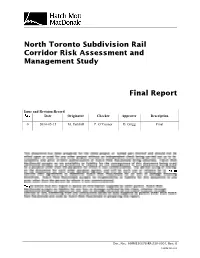 Risk Assessment and Management Study – Final Report