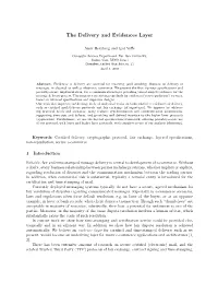 The Delivery and Evidences Layer