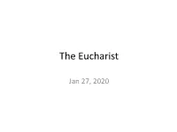 The Eucharist