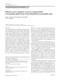 Tractography-Guided Deep Brain Stimulation in Neuropathic Pain