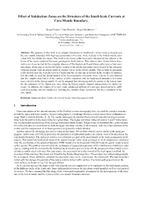 Effect of Subduction Zones on the Structure of the Small-Scale Currents at Core-Mantle Boundary