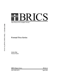Formal Tree Series Basic Research in Computer Science