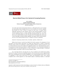 Russian Media Piracy in the Context of Censoring Practices