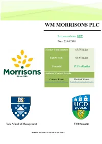 Wm Morrisons Plc