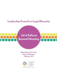2014 Fellows Second Meeting