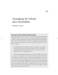 Arranging for School Jazz Ensembles