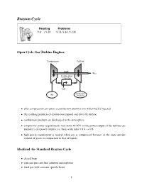 Brayton Cycle