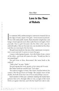 Love in the Time of Robots