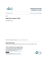Toast, Vol. 3, Issue 2, 2010