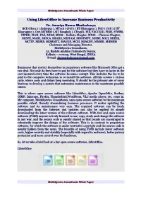 White Paper Entitled 'Using Libreoffice to Increase Business Productivity'