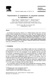 Representation of Computations in Concurrent Automata by Dependence Orders ’