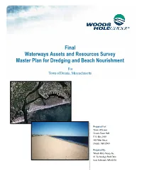 Waterways Assets and Resources Survey Master Plan for Dredging and Beach Nourishment