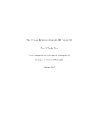 When, Early in the Fifteenth Century, a Visiting Friar of Considerable Reputation Arrived In