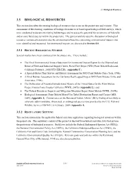 3.5 Biological Resources