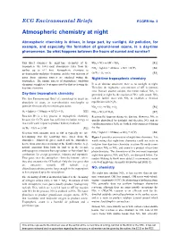 ECG Environmental Briefs ECGEB No