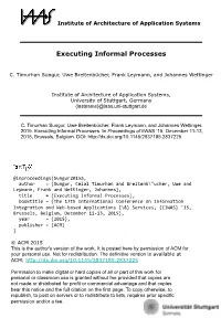 Executing Informal Processes