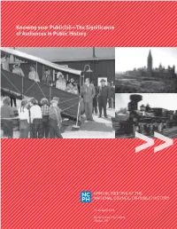 Knowing Your Public(S)—The Significance of Audiences in Public History