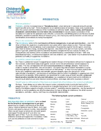 CHLA-Probiotics.Pdf