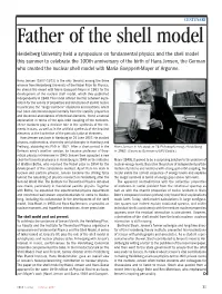 Father of the Shell Model