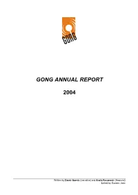 Gong Annual Report 2004