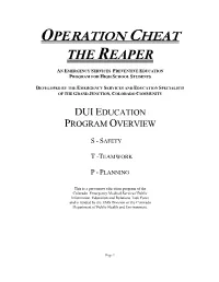 Operation Cheat