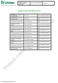Printed Copies for Reference Only