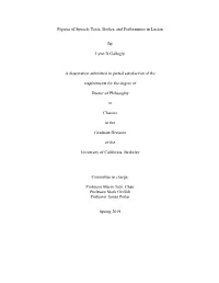 Texts, Bodies, and Performance in Lucian by Lynn D Gallogly a Dissertation Submitted in Partial Satisfaction