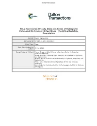 Time-Resolved and Steady-State Irradiation of Hydrophilic Sulfonated Bis-Triazinyl-(Bi)Pyridines – Modelling Radiolytic Degradation