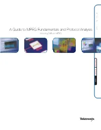 A Guide to MPEG Fundamentals and Protocol Analysis and Protocol to MPEG Fundamentals a Guide